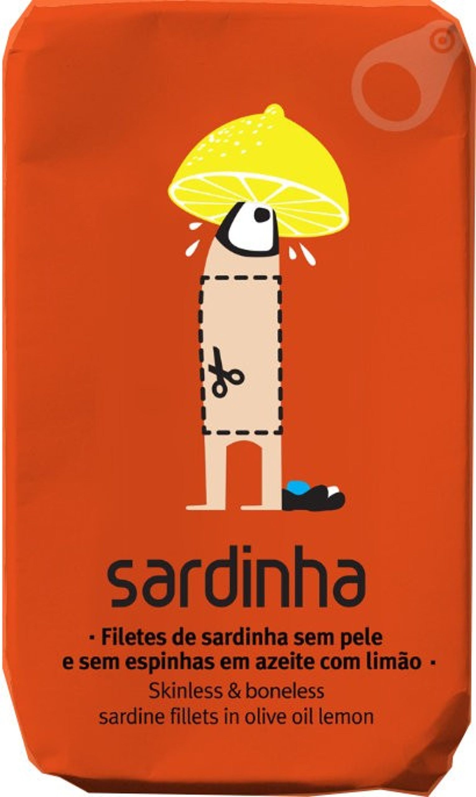 Sardinha — Sardinių filė alyvuogių aliejuje su citrina (be odos ir kaulų)