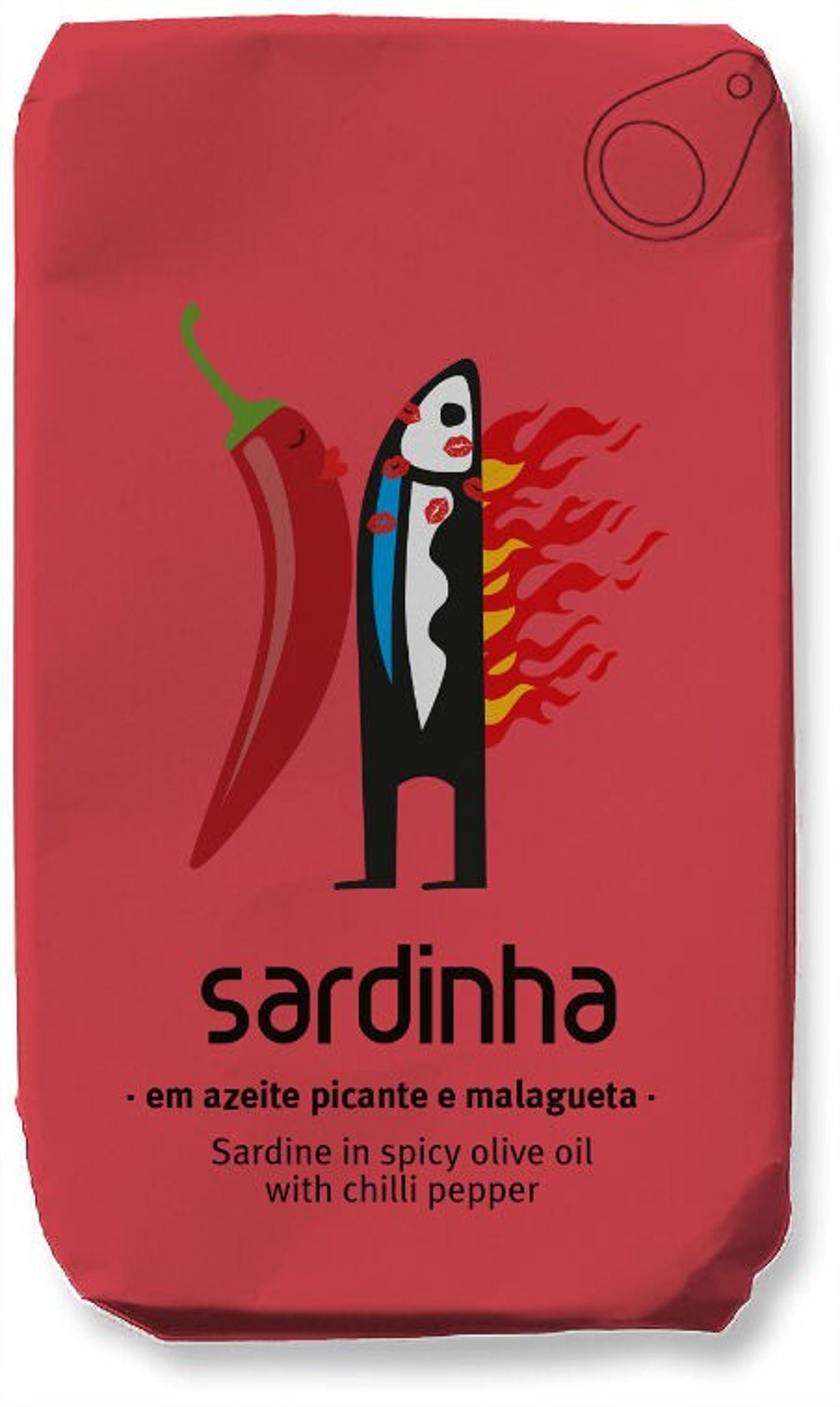 Sardinha — Sardinės su aštriais pipirais ir pikantišku alyvuogių aliejumi